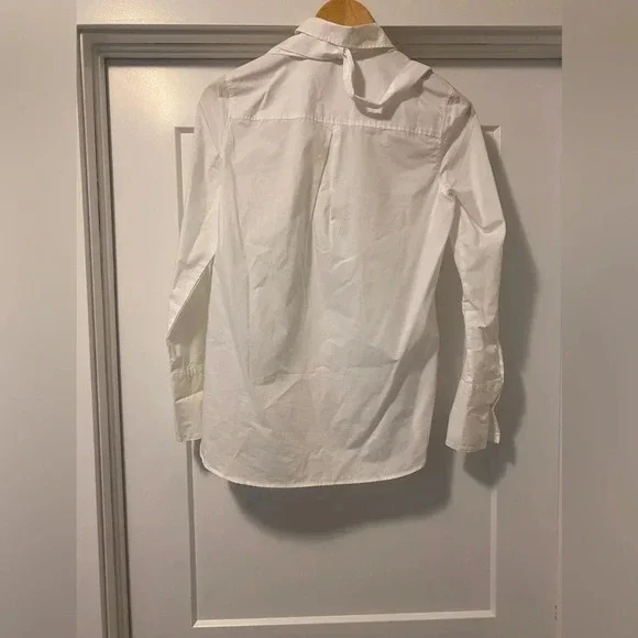 H&M Size  4 white dress shirt - Picture 4 of 8